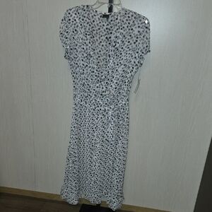 (J12) Polka Dot Midi Dress